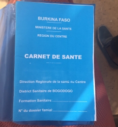 A Carnet de Santé. Photo by the author, 2019