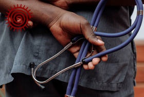 A Medical Person Holding a Stethoscope. Image free to use.