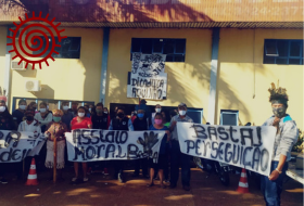 Indigenous protest in Dourados, L.M.S Léo, Brazil, 2021.
